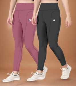POOJARAN Solid, Printed Women Pink Track Pants
