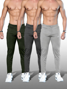 FTX Solid Men Multicolor Track Pants