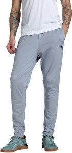 PUMA Solid Men Grey Track Pants