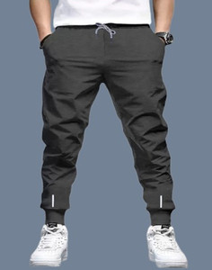 Reya Solid Men Grey Track Pants