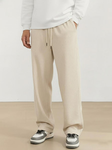 69 WILDHORN STREET Solid Men Beige Track Pants