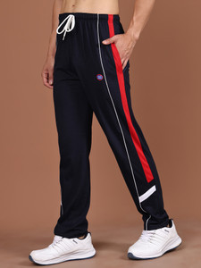 VIMAL JONNEY Solid Men Dark Blue Track Pants
