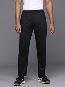 HRX by Hrithik Roshan Self Design Men Black Track Pants