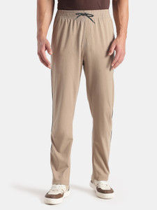 JOCKEY 9500 Super Combed Cotton Rich Solid Men Beige Track Pants
