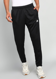 ADIDAS Solid Men Black Track Pants