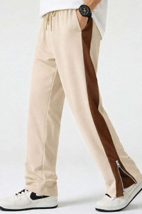 EraandEdge Men Beige Track Pants - Image 5