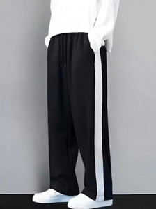 STITCHCOUNTER Men Black Track Pants - Image 5