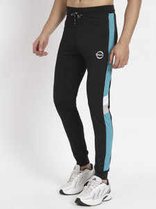 Proxima Colorblock Men Black Track Pants