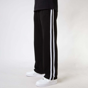 Dockstreet Striped Men White Track Pants