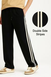 GANPATI CREATION Solid Men Black Track Pants