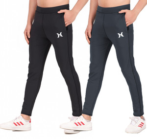 hiker's way Printed Men Black, Grey Track Pants