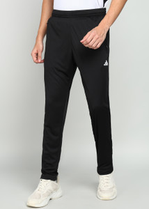 ADIDAS Solid Men Black Track Pants