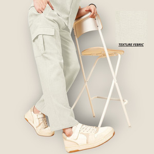 INDICLUB Solid Men Silver Track Pants