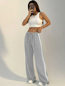 MISKIS Solid Women Grey Track Pants