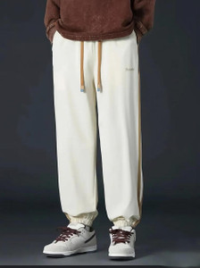 HFTRAKZWEAR Striped Beige Track Pants - Image 6