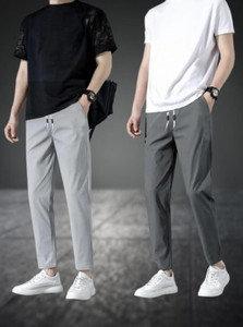 Dresvia Men Grey Track Pants Pack of 2 - Image 5