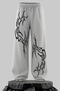 ZEN1FASHION Printed Men Black Track Pants