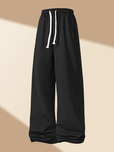 PROGENY Solid Men Black Track Pants