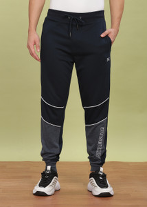 Force NXT Solid Men Black Track Pants