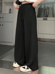 Dockstreet Solid Women Black Track Pants