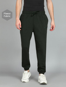 Alan Jones Solid Men Green Track Pants - Image 6