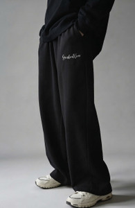 GRINKRAWEAR Men Black Track Pants - Image 1