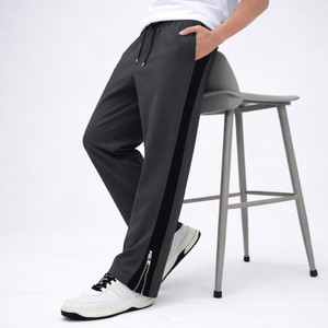 Vontade Striped Men Grey Track Pants