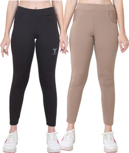 TYKUN Solid Women Multicolor Track Pants