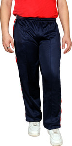 ESTRO Colorblock Men Blue, Red Track Pants