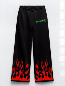 Zonatachi Printed Men Black Track Pants - Image 3