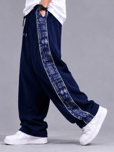 MODESHIFT Men Dark Blue Track Pants - Image 6
