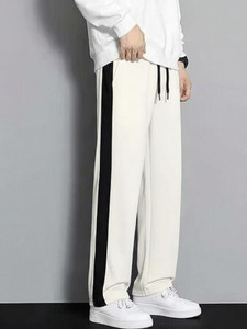 STITCHCOUNTER Men White Track Pants - Image 5