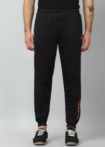 HRX by Hrithik Roshan Solid Men Black Track Pants