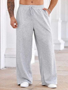 KILIYAM Men Grey Track Pants - Image 3
