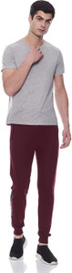 KILLER Solid Men Maroon Track Pants