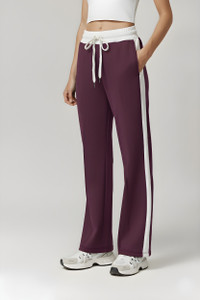NEXSUS APPARELS Striped Women Purple Track Pants