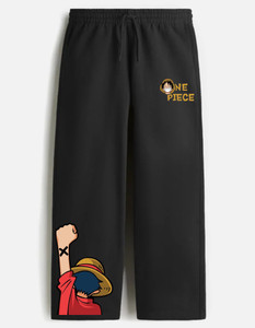 EpicApparel Black Graphic Print Track Pants - Image 5