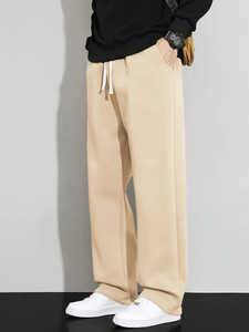 JexPuti Men Beige Track Pants - Image 6