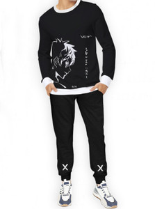 BLIVE Printed Men Track Suit