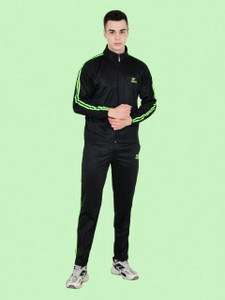 TRIZON Solid Men Track Suit