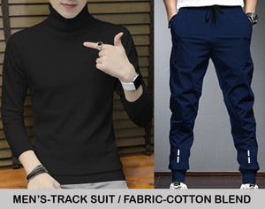 BLIVE Solid Men Track Suit
