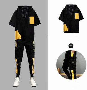 youngcash Solid Men & Women Track Suit