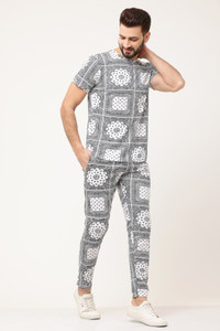 FUBACK Printed Men Track Suit