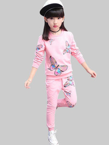 KEESOR Graphic Print Girls Track Suit