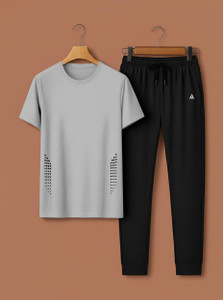 AVOLT Solid Men Track Suit