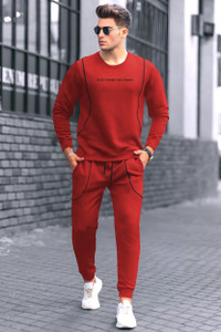 KELONBRO Solid Men Track Suit