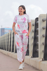 SAKARMAA Printed Women Track Suit