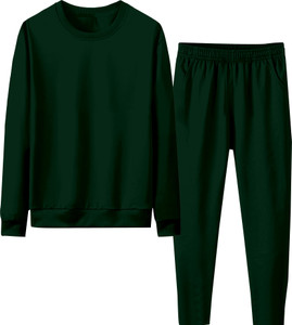 LoveRabby Solid Men Track Suit