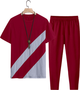 LoveRabby Striped Men Track Suit