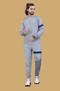HZIRO Striped Men Track Suit
